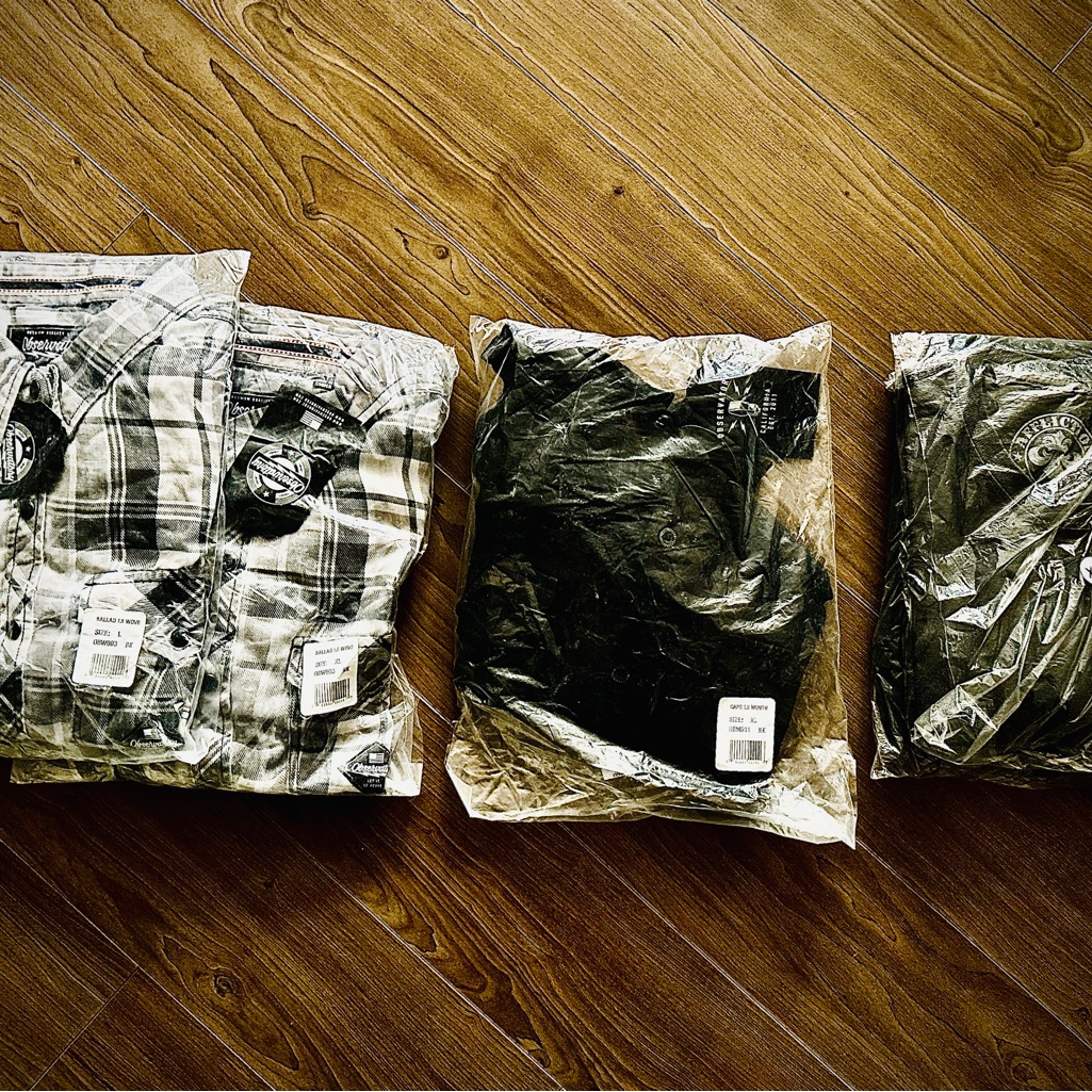 Brand New  Rare Flannels Shirts Afflictionxobservatory Collab